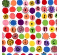 HAPPY DOTS ON MINKY