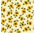 MINI SUNFLOWERS ON MINKY