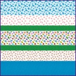 Animal Alphabet MINKY Strip Quilt -57'x57"