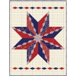 Big Star Diamond Quilt by Hunter's Design Studio / 52" x 68"
