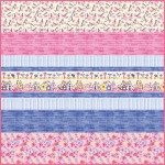 Birdsong MINKY Strip Quilt