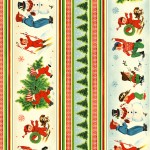 SNOWY PLAYGROUND BORDER STRIPE