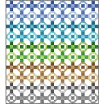 Monkey Bars Fresco rainforest Quilt by Natalie Crabtree /67.5"x75"-free pattern available in August, 2022