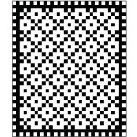 Going in Cirlces Black and White Quilt by Seams like a Dream /62"x74"