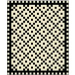 Going in Cirlces Cream Quilt by Seams like a Dream /62"x74"
