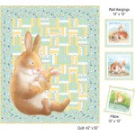 HONEY BUNNY AQUA QUILT KIT