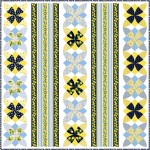 lEMON TREES Quilt by Natalie Crabtree / 74"X74"- FREE PATTERN AVAILABLE IN MAY, 2022