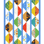 Origami Oasis Quilt by Heidi Pridemore