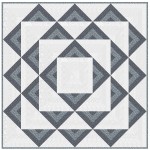 Paint Box -White Hot Quilt by Colourwerx 48"x48