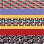 Pets Rock MINKY ]Strip Quilt