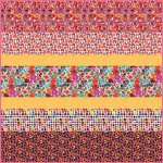 Rainbows and Sunshine MINKY Strip Quilt 