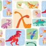 DINO PATCH ON MINKY