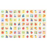 FRUIT STAND FRIENDS ON MINKY