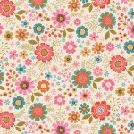 FOLKLORE FLOWERS ON MINKY