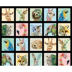 WILD LIFE PORTRAITS ON MINKY