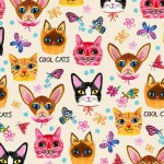 CRAZY CATS ON MINKY