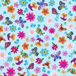 PLAYFUL GARDEN ON MINKY