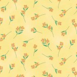 FLUTTERING FLOWERS ON MINKY