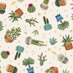 CACTUS PLANTS ON MINKY