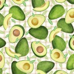 TOSSED AVOCADO ON MINKY- NOT FOR PURCHASE BY MANUFACTURERS