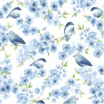 BLUEBIRD FAMILY ON MINKY