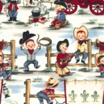 LIL' COWPOKES on MINKY- Contact your account manager to purchase this item