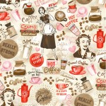 COFFEE SHOP ON MINKY