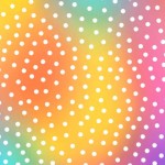 OMBRE DOTS ON MINKY