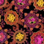 OPULENT MEDALLION ON MINKY
