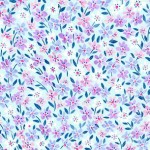 FLORAL ARRAY ON MINKY