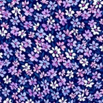 FLORAL ARRAY ON MINKY