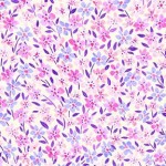 FLORAL ARRAY ON MINKY