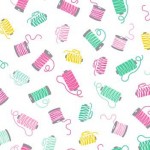 COLORFUL THREADS ON MINKY