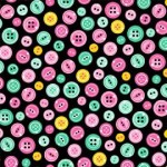 BUTTON BOX ON MINKY
