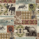 CABIN LIFE PATCH ON MINKY