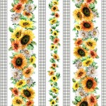 SUNFLOWER FIELDS ON MINKY