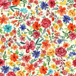 FLOWER JOY ON MINKY