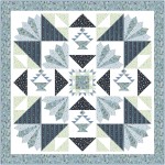 Vines & Violets Quilt by natalie Crabtree / 59"x59"