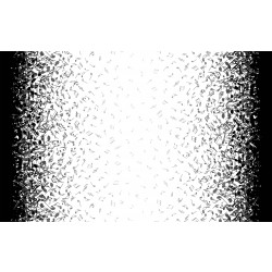 OMBRE NOTES BORDER -24" panel