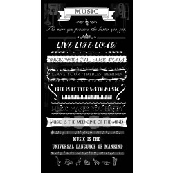 MUSIC APPRECIATION -24" panel