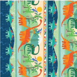 DINO LAND STRIPE