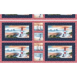 LIGHTHOUSE PLACEMATS - 24" repeat