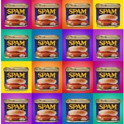 SPAM POP ART - NOT FOR PURCHASE BY MANUFACTURERS