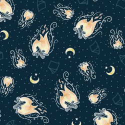 BY THE LIGHT OF THE FIRE (glow-in-dark)