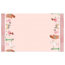 LOLA DUTCH PARADE - Double Border - 24" repeat