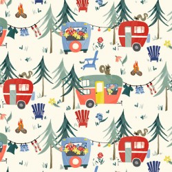 CAMP GROUNDS ON MINKY - NOT FOR PURCHASE BY MANUFACTURERS