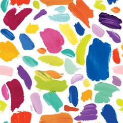 COLOR STROKES ON MINKY