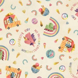 UNICORN ICE CREAM ON MINKY