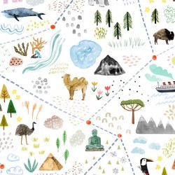 WORLD ICONS ON MINKY