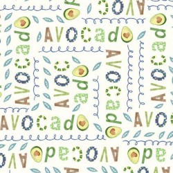 LOVE AVOCADO ON MINKY- NOT FOR PURCHASE BY MANUFACTURERS